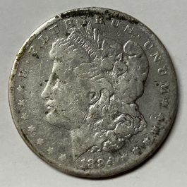 1884-O Morgan Silver Dollar From Estate