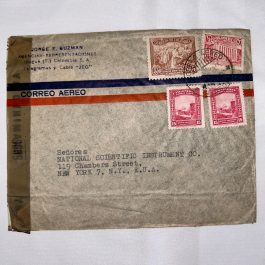 WW2 Censored Columbia To The United States Cover
