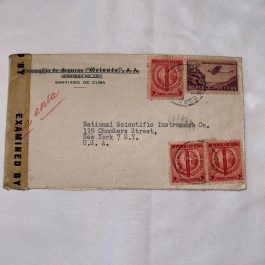 WW2 Censored Cuba To The United States Cover