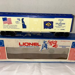 Lionel Freight Box Car No. 6-7601 Spirit Of 76 State Of Delaware With Box