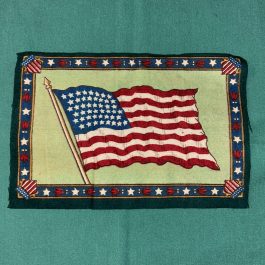 Antique 1900’s United States Flag Tobacco Felt 8” x 5.25”