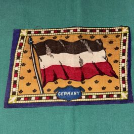 Antique 1900’s Germany Flag Tobacco Felt 8” x 5.25”