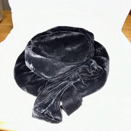 Vintage Finley New York Black Velour Hat