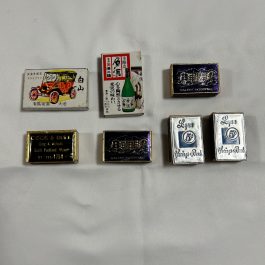 Group Of 7 Vintage Match Boxes, With Matches