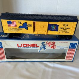 Lionel Freight Box Car No. 6-7611 Spirit Of 76 State Of New York With Box