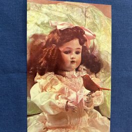 Jewel’s Dolls: German Bisque Doll, Postcard – Unused