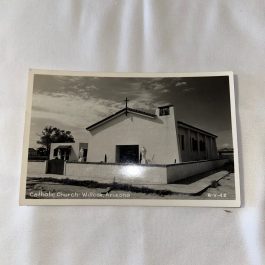 RPPC Catholic Church – Willcox, Arizona Postcard – Unused