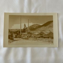RARE – Antique RPPC Leonard Mine Butte Mont. Postcard – Unused