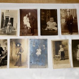 Group Of 8 RPPC Old Postcards – Used & Unused
