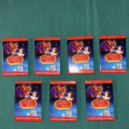 Walt Disney Beauty And The Beast, The Enchanted Christmas, DVD Video Promo Pin