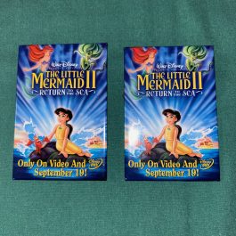 Walt Disney The Little Mermaid II, Return To The Sea, DVD Video Promo Pin