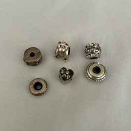 Vintage Lot Of 6 Sterling Silver Charms