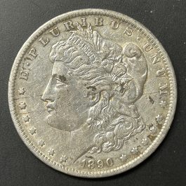 1890-O Morgan Silver Dollar From An Estate