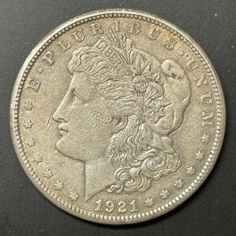 1921-S Morgan Silver Dollar From An Estate