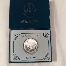 1982-D George Washington 250th Anniversary Silver Half Dollar, Uncirculated