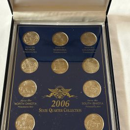 2006 10 State Quarter Collection D&P United States Commemorative Gallery