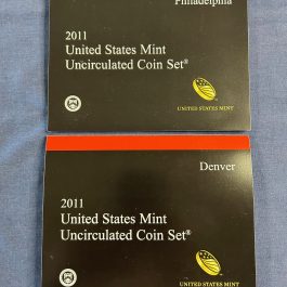 2011 P & D US Mint Sets, 28 Coins