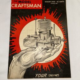 Vintage The Model Craftsman Magazine, August 1946, Nice!