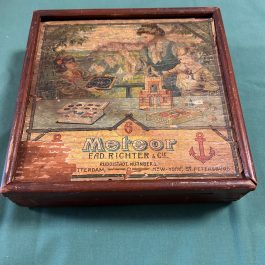 RARE Antique Meteor #6 F. Ad. Richter & Co., Early 1900’s Wooden Box Game