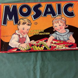 1938’s Mosaic A World Of Inspiration Game By Transogram Co. – Used