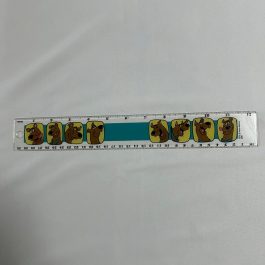 Vintage Multi Face Scooby-Doo Plastic Ruler, Inches And Centimeters