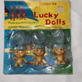 Lucky Dolls Mini Trolls 3-Pack, Unopened Original Package, Hong Kong