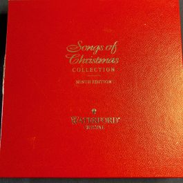 2004 Waterford Crystal Songs of Christmas 8″ Plate Little Drummer Boy, Box, Tags