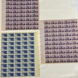 2 US Stamp Scott #1060 FULL SHEET Of 50 Nebraska & 1 US Stamp Scott #1092 FULL SHEET Of 50 Oklahoma