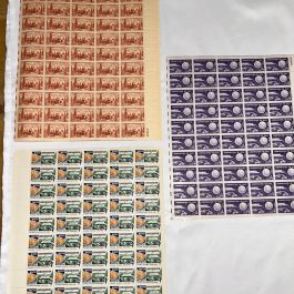 US Stamp FULL SHEETS Water Conservation, Communications For Peace & Gadsen Purchase